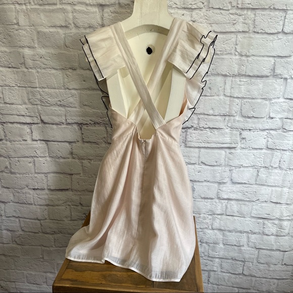 KEEPSAKE THE LABEL Remind Me Mini Dress with Frill Pale Pink - Picture 6 of 16